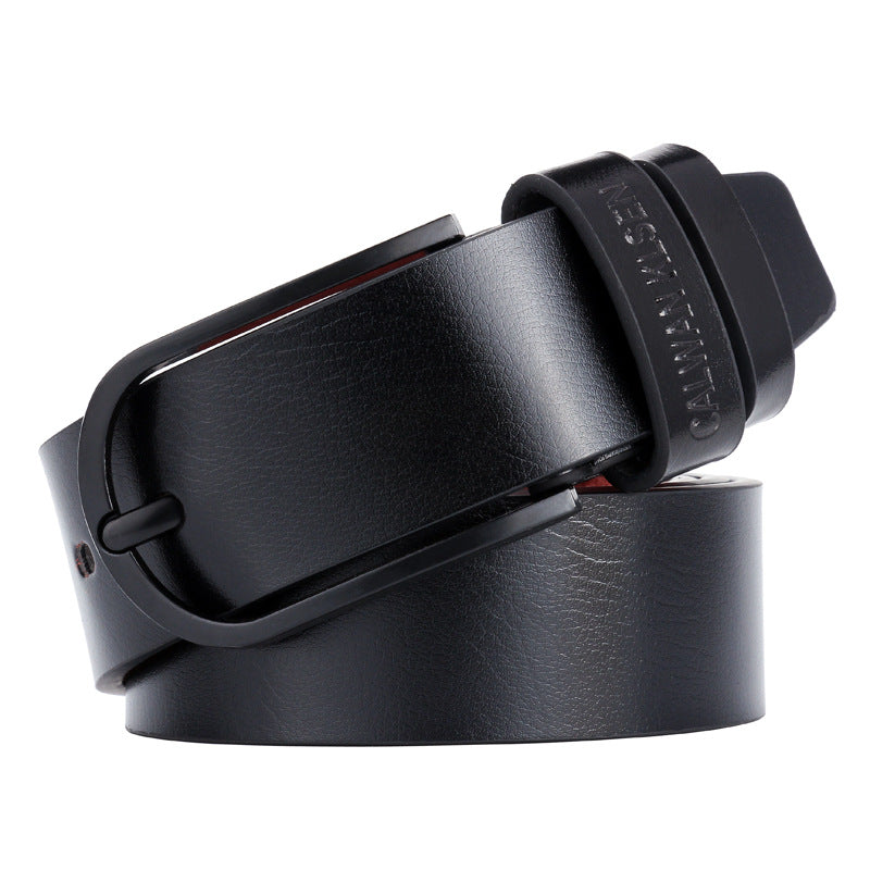 Men's Buckle Leather Retro Casual Imitation Top Belts