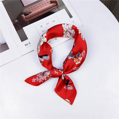 Women's Square Towel Silk Spring Korean Ornament Scarfs