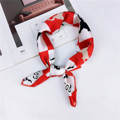 Women's Square Towel Silk Spring Korean Ornament Scarfs