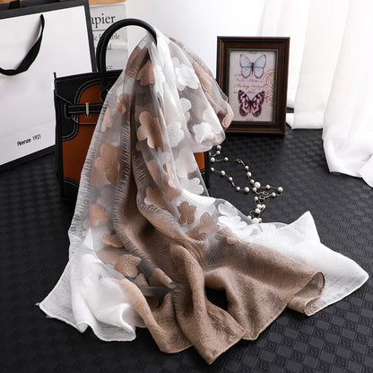 Women's Elegant Sunscreen Long Gradient Shawl Fashion Scarfs