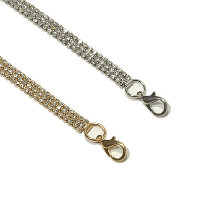 Women's Fashion Full Jewel Metal Waist Chain Sweet Three Belts