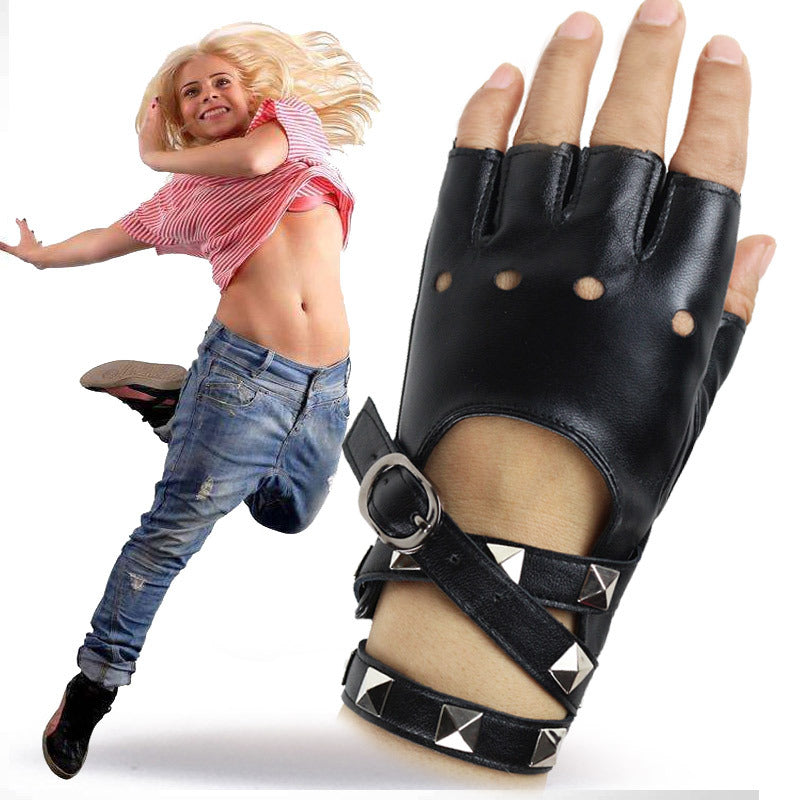 Women's Cool Punk Nightclub Performance Pole Dance Gloves