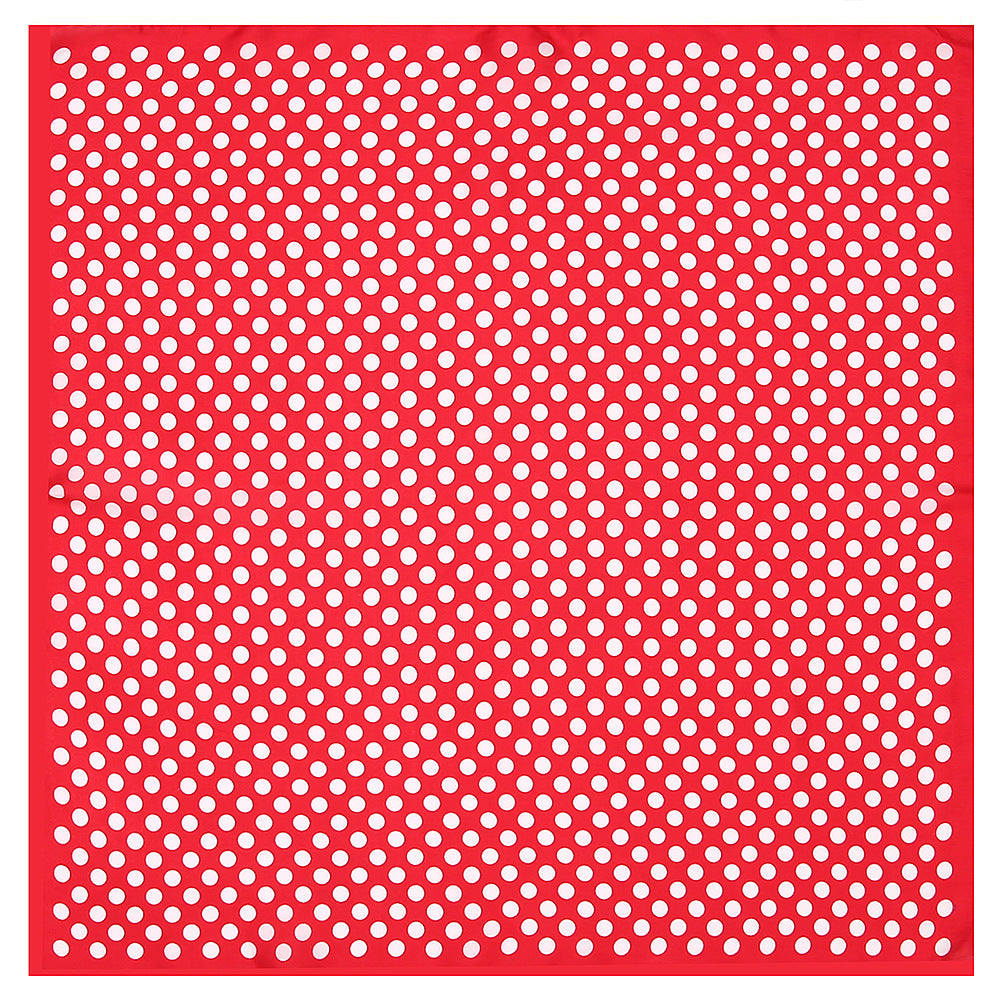 Women's Korean Style Small Clear Dot Polka Scarfs