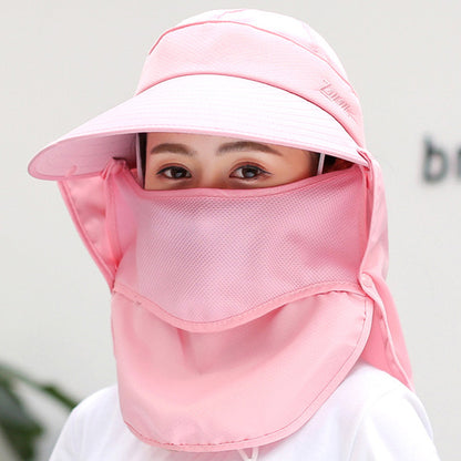 Female Summer Korean Uv Protection Electric Car Hats & Caps