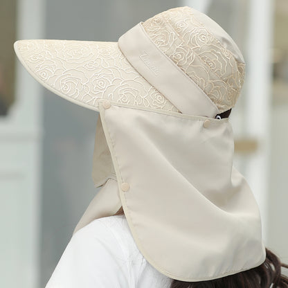 Female Summer Korean Uv Protection Electric Car Hats & Caps