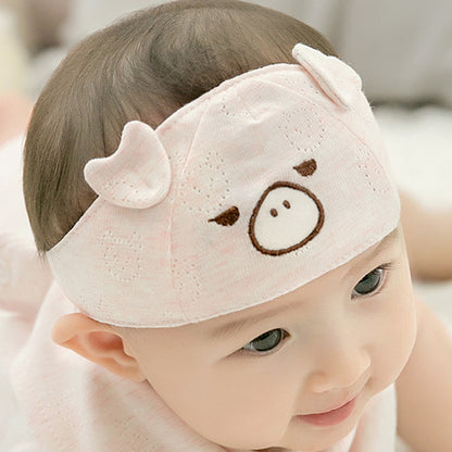 Cartoon Bear Spring Cradle Hat Born Kids' Headwear