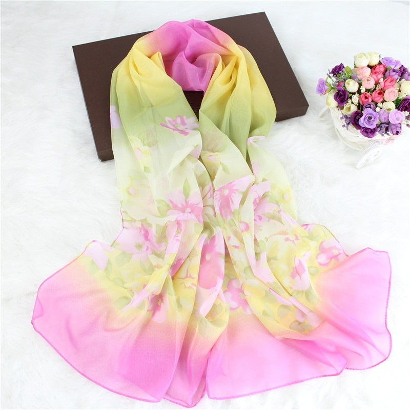 Women's Drying Gauze Kerchief Summer Spring Long Scarfs