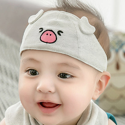 Cartoon Bear Spring Cradle Hat Born Kids' Headwear