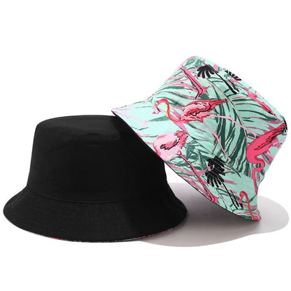 Women's Printed Double-sided Sun Summer Outdoor Travel Hats & Caps