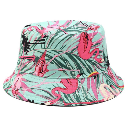 Women's Printed Double-sided Sun Summer Outdoor Travel Hats & Caps