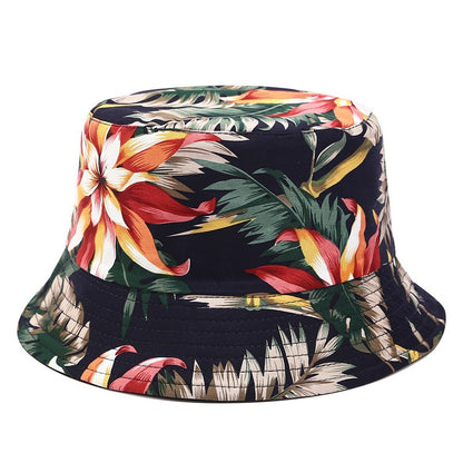 Women's Printed Double-sided Sun Summer Outdoor Travel Hats & Caps