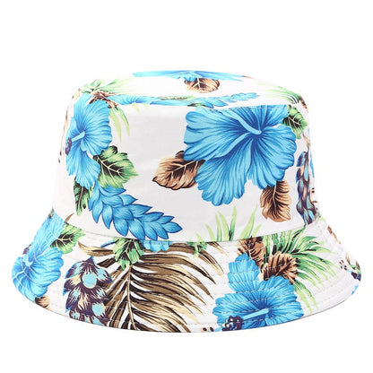 Women's Printed Double-sided Sun Summer Outdoor Travel Hats & Caps