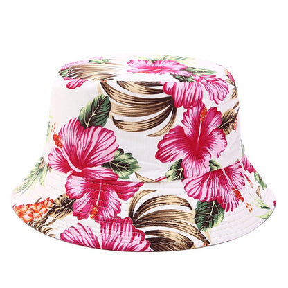 Women's Printed Double-sided Sun Summer Outdoor Travel Hats & Caps