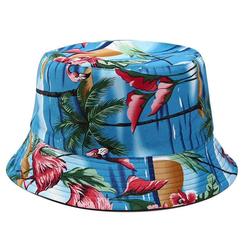 Women's Printed Double-sided Sun Summer Outdoor Travel Hats & Caps