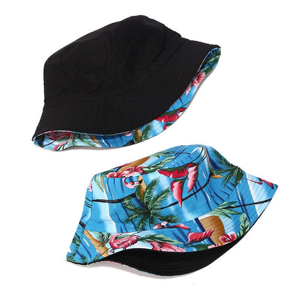 Women's Printed Double-sided Sun Summer Outdoor Travel Hats & Caps