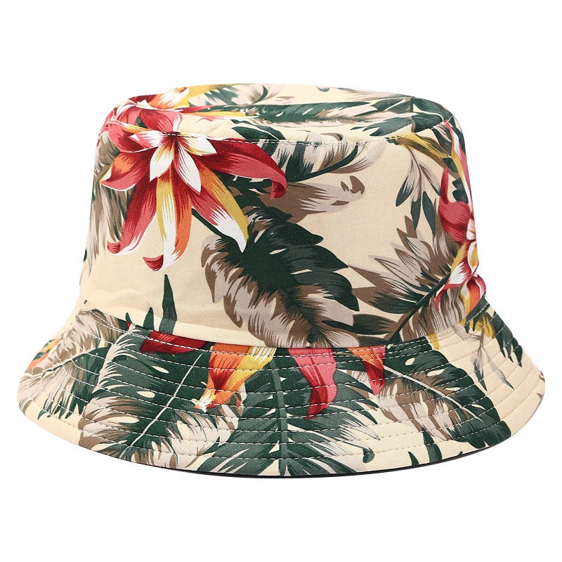 Women's Printed Double-sided Sun Summer Outdoor Travel Hats & Caps