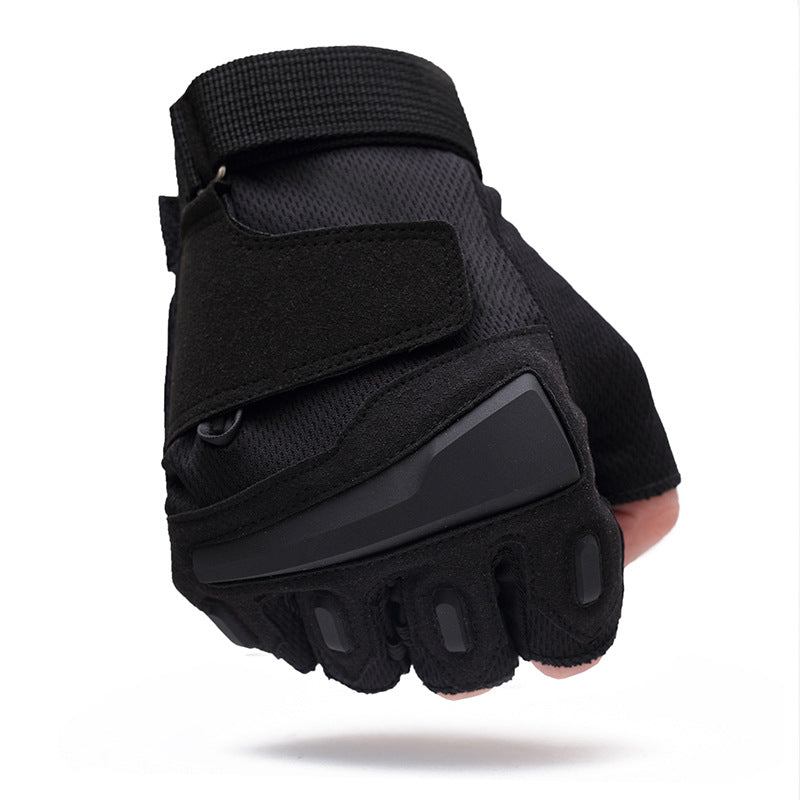 Men's Special Forces Outdoor Open Finger Fitness Gloves