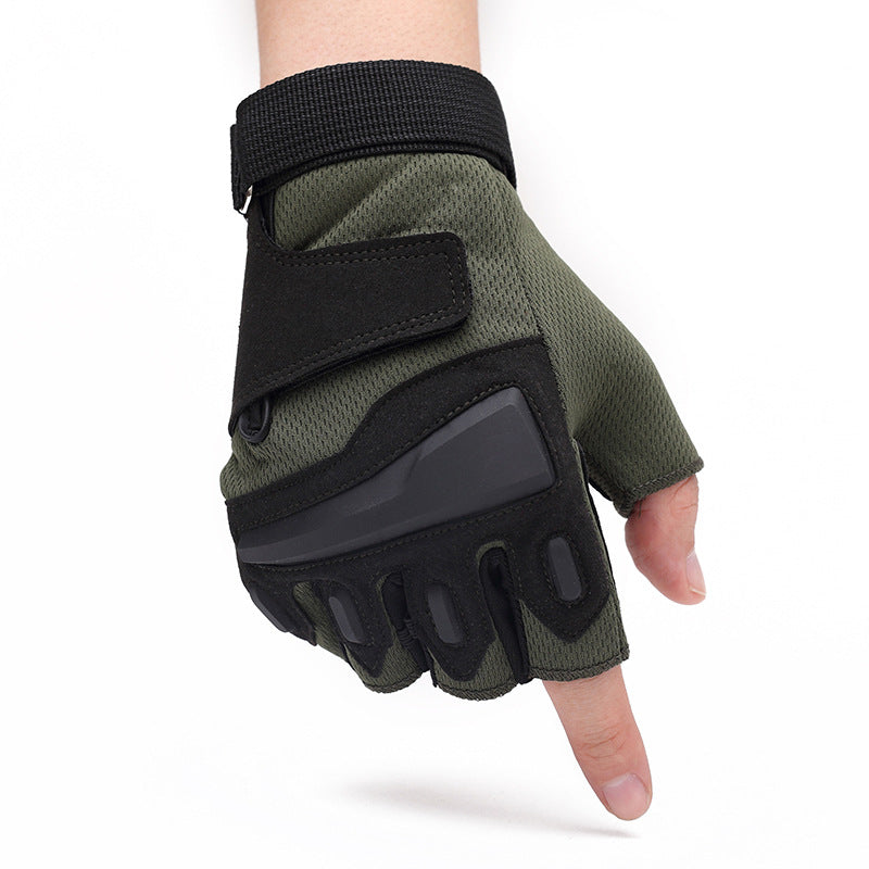 Men's Special Forces Outdoor Open Finger Fitness Gloves