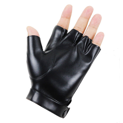 Women's & Men's Half Finger Imitation Missing Open Outdoor Fitness Gloves