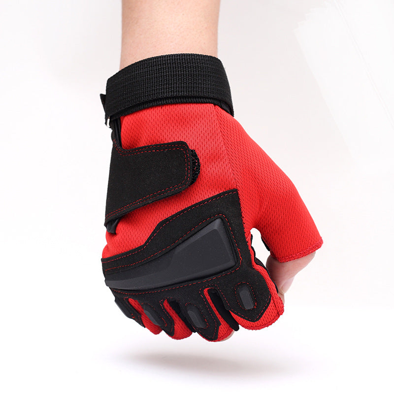 Men's Special Forces Outdoor Open Finger Fitness Gloves