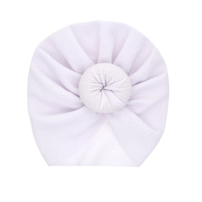 Solid Color Bun Hat Born Ball Kids' Headwear