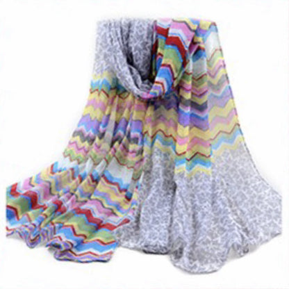 Women's Sunscreen Seaside Ethnic Style Cotton Linen Scarfs