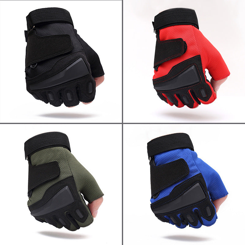 Men's Special Forces Outdoor Open Finger Fitness Gloves