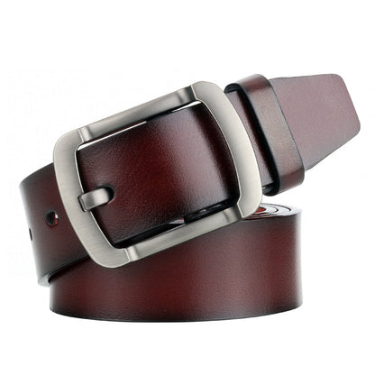 Men's Retro Buckle Pin Antique Leather Belts