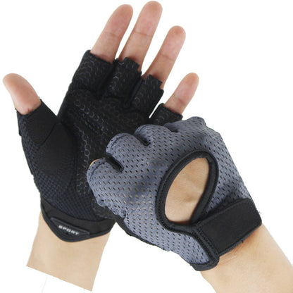 Women's Yoga Sports Equipment Training Leaky Hand Back Gloves