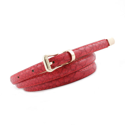 Women's Serpentine Thin Korean Style Fashion Dress Belts