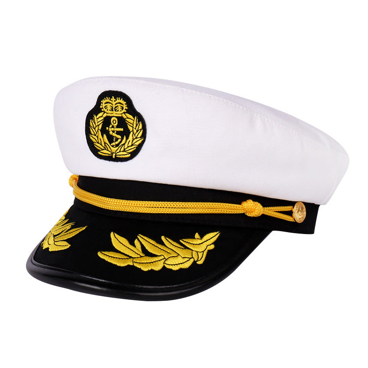 Men's Boat Anchor Wheat Captain Hat Props Kids' Headwear