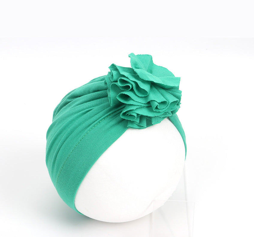 Children's Pleated Flower Hat Born Indian Cotton Kids' Headwear