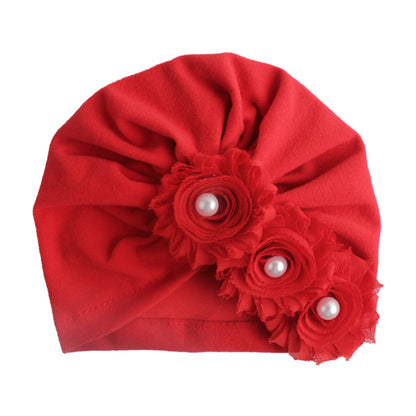 Toddler Supplies Solid Color Sunflower Sleeve Kids' Headwear