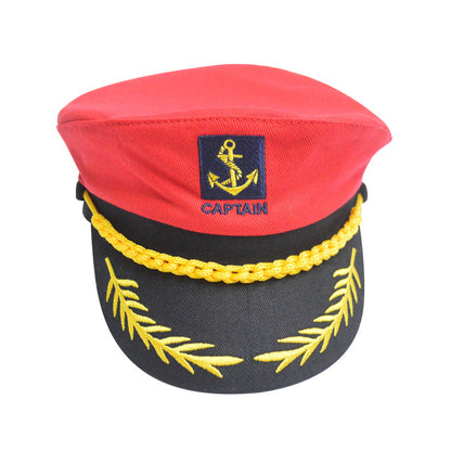 Men's Boat Anchor Wheat Captain Hat Props Kids' Headwear