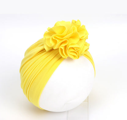 Children's Pleated Flower Hat Born Indian Cotton Kids' Headwear