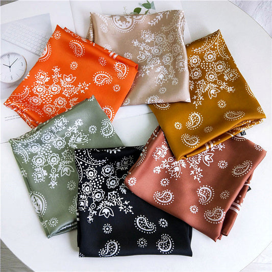 Women's Square Towel Summer Style Decorative Artistic Scarfs