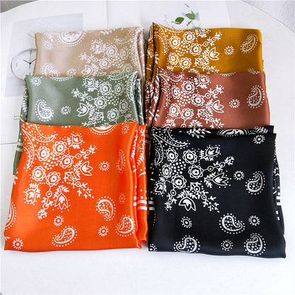 Women's Square Towel Summer Style Decorative Artistic Scarfs