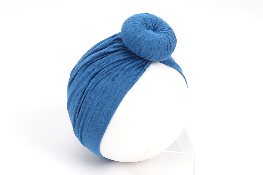 Children's Hat Pure Cotton Infant Knotted Sleeve Kids' Headwear