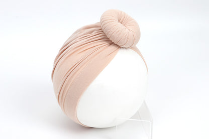 Children's Hat Pure Cotton Infant Knotted Sleeve Kids' Headwear