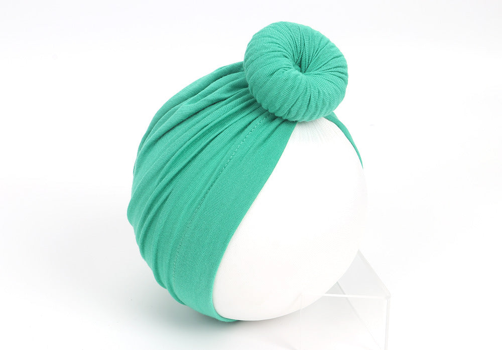 Children's Hat Pure Cotton Infant Knotted Sleeve Kids' Headwear