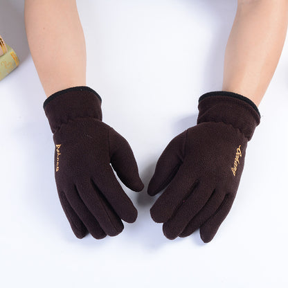 Women's & Men's Winter Polar Fleece Outdoor Keep Warm Gloves