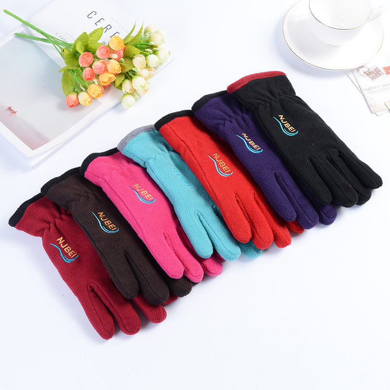 Women's & Men's Winter Polar Fleece Outdoor Keep Warm Gloves