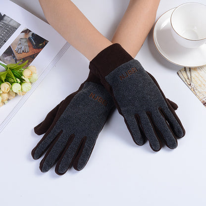 Warm Outdoor Riding Polar Fleece Thickening Gloves