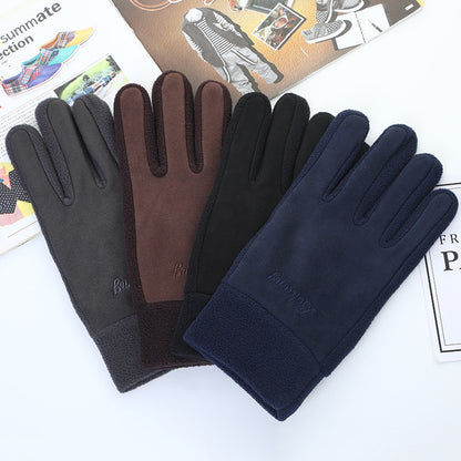 Outdoor Leisure Cycling Driving Warm Veet Gloves