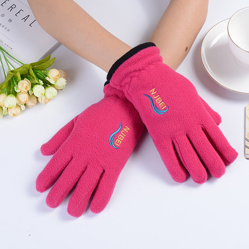 Women's & Men's Winter Polar Fleece Outdoor Keep Warm Gloves