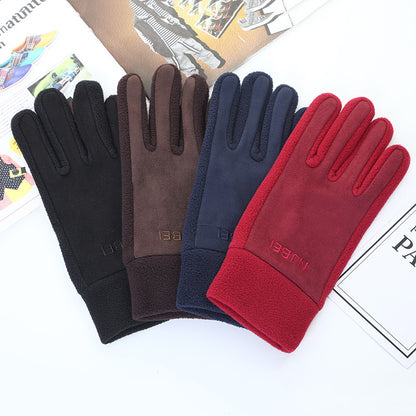 Outdoor Leisure Cycling Driving Warm Veet Gloves