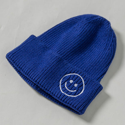 Children's Knitted Hat Korean Cute Embroidered Boys Kids' Headwear