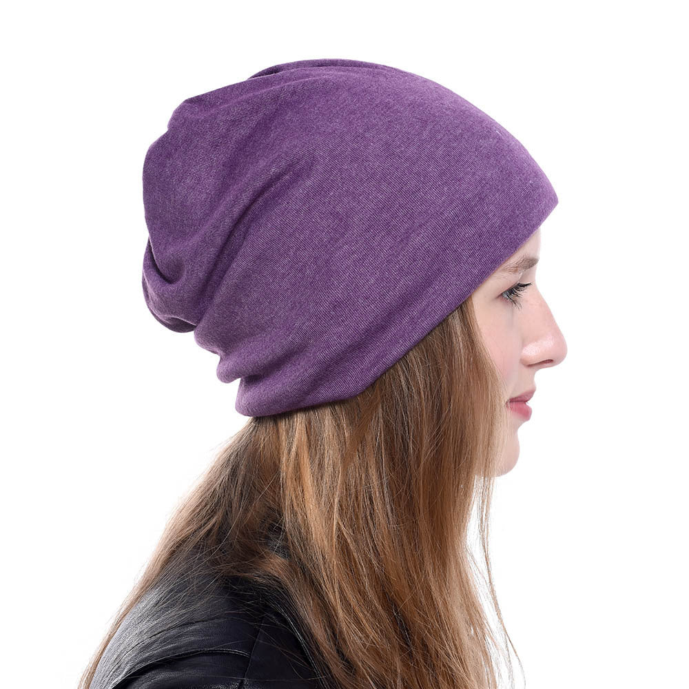 Women's Loose Street Style Sports Knitting Cloth Casual Multifunctional Hats & Caps