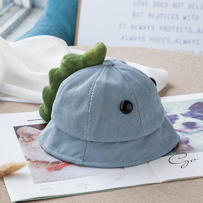 Korean Cute Dinosaur Boys Bucket Fashion Kids' Headwear