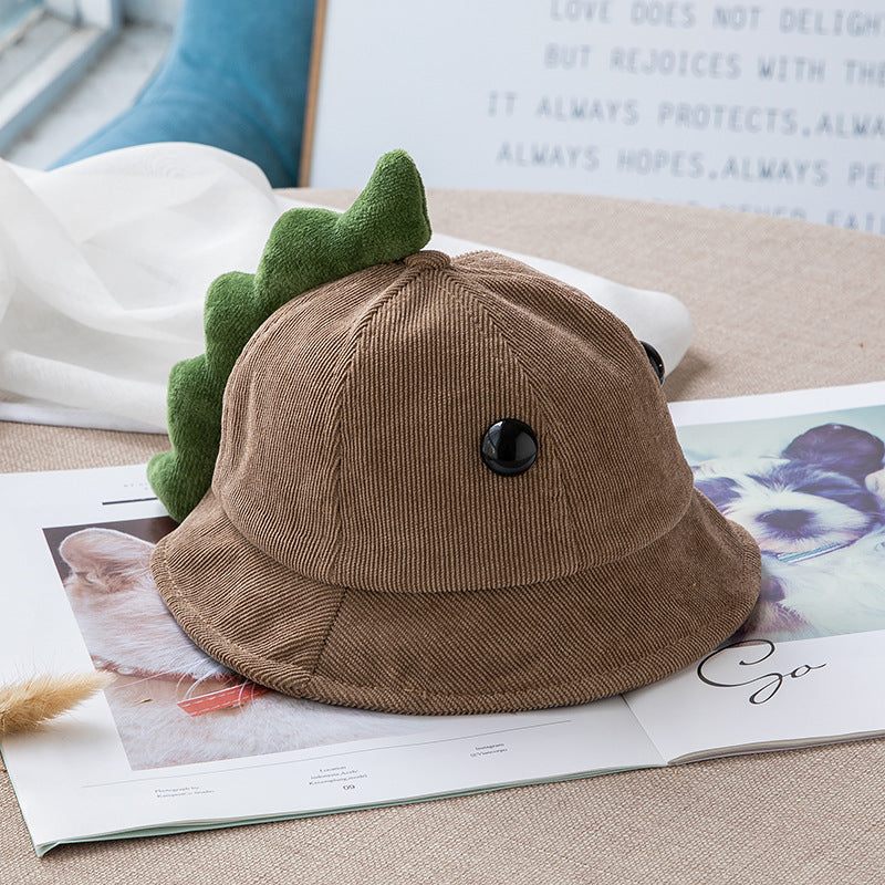 Korean Cute Dinosaur Boys Bucket Fashion Kids' Headwear